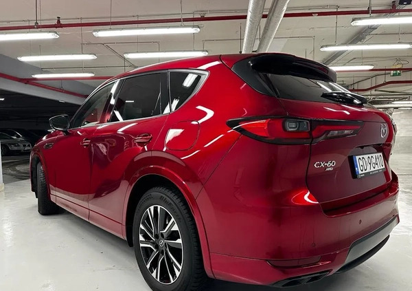 Mazda CX-60 cena 240749 przebieg: 28500, rok produkcji 2022 z Tarczyn małe 56
